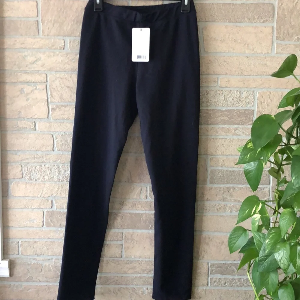 NWT Saint & Sophia Ponte Legging -Navy  soft stretch size 6 - Picture 6 of 13